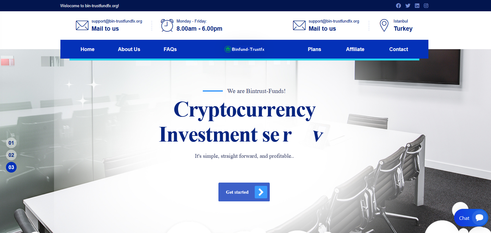 Сайт компании Bintrust-Funds Investment