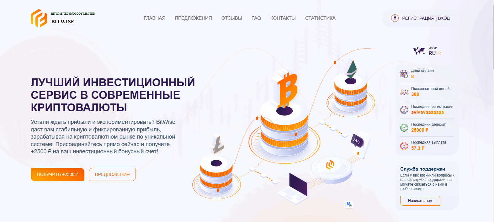 Сайт компании BITWISE