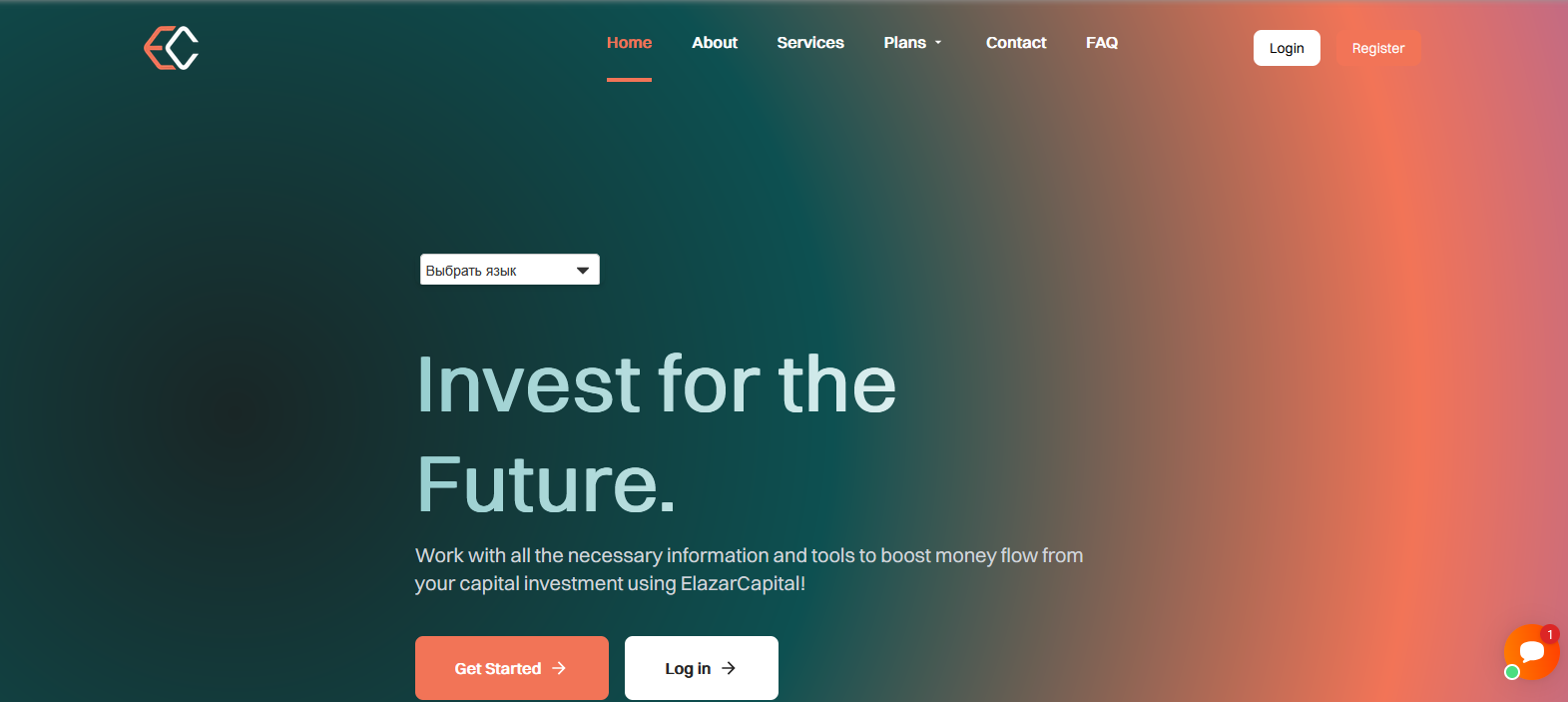 Сайт компании ElazarCapital