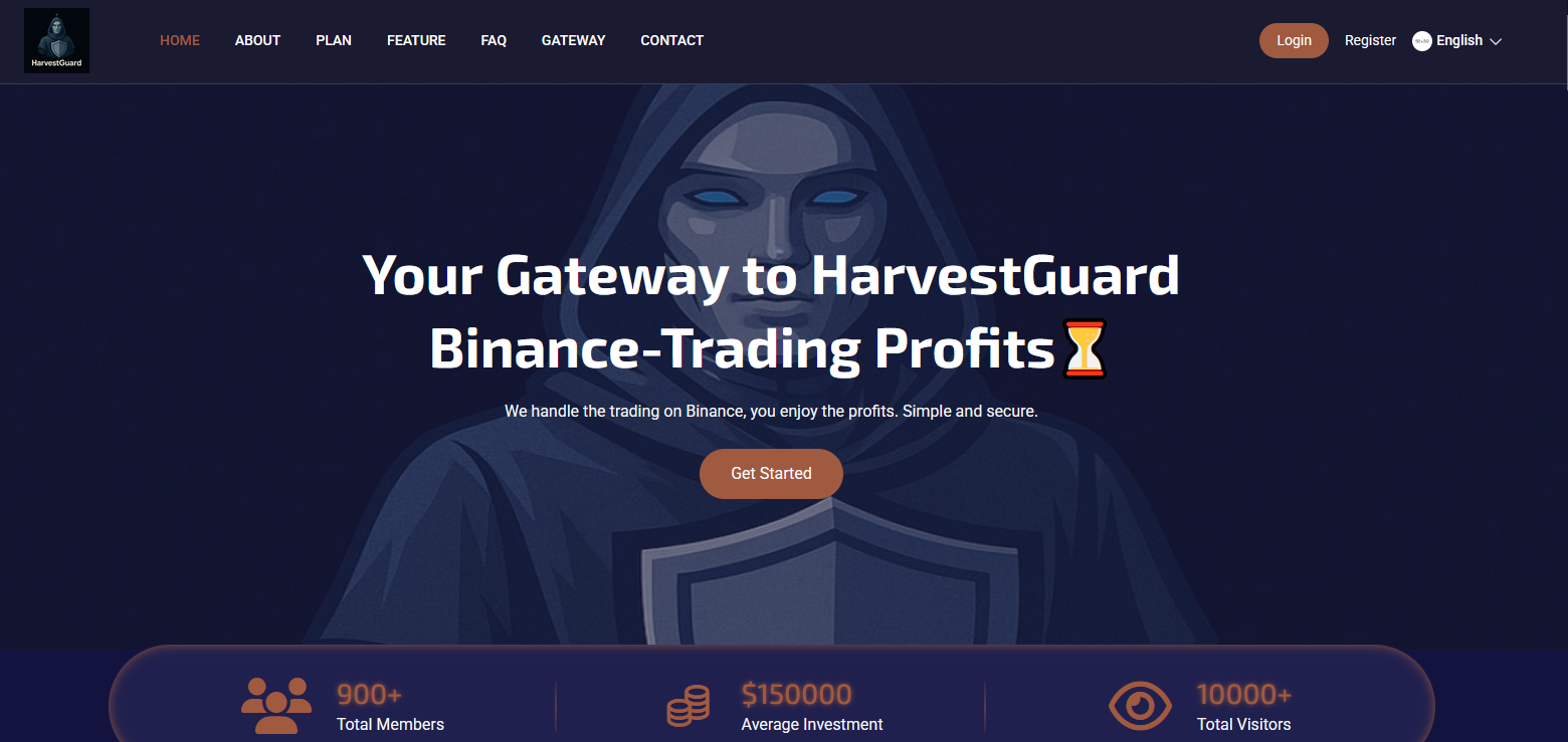 Сайт компании HarvestGuard