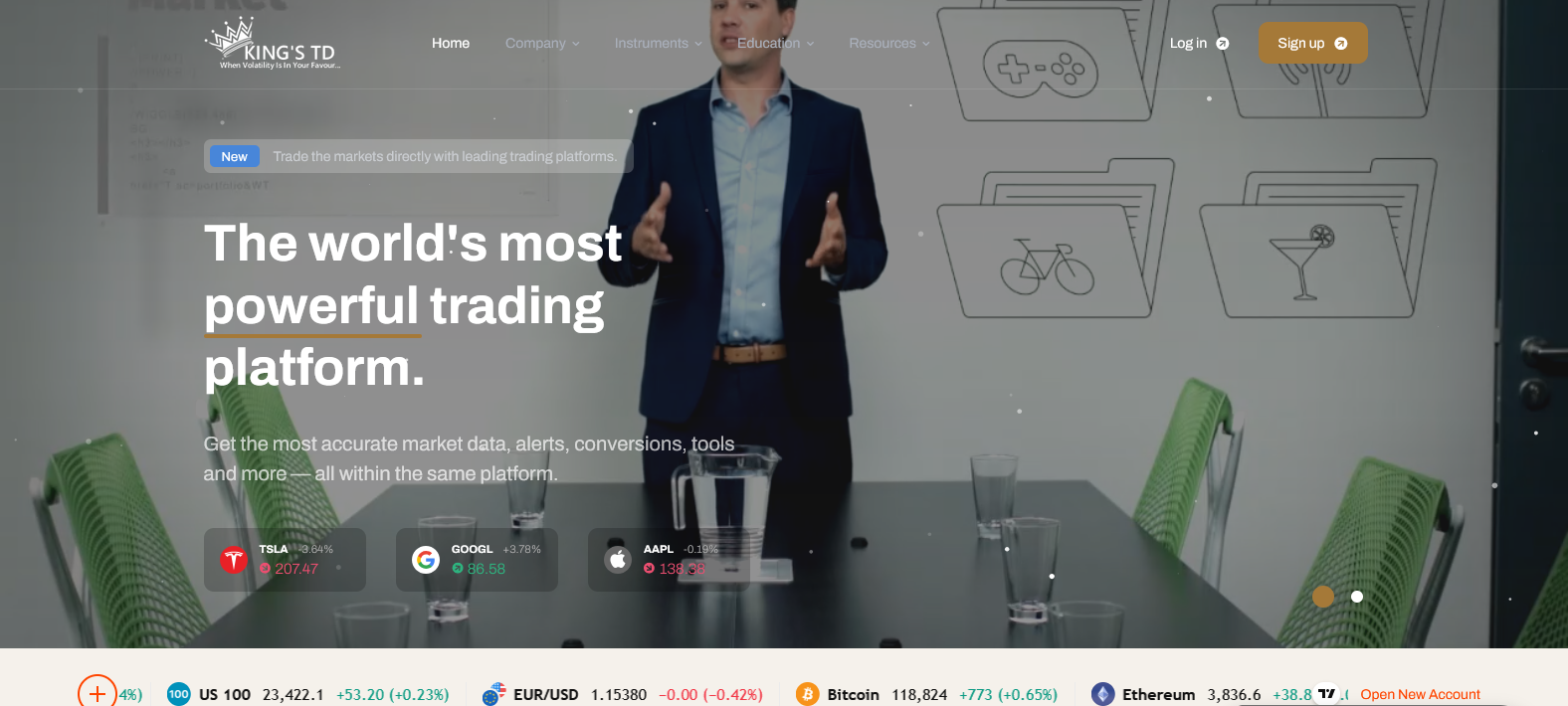 Сайт компании Kings TD