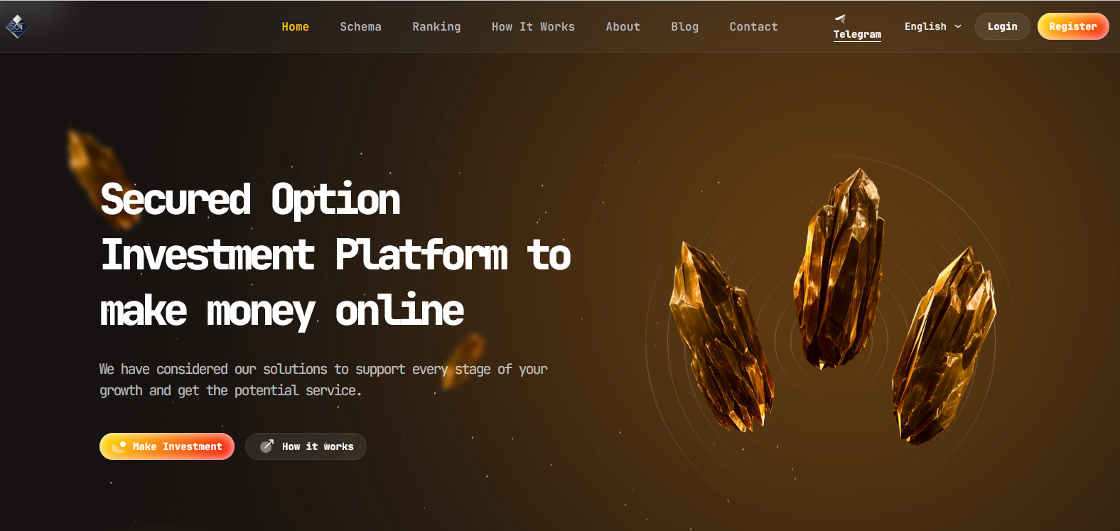 Сайт компании Secured Option