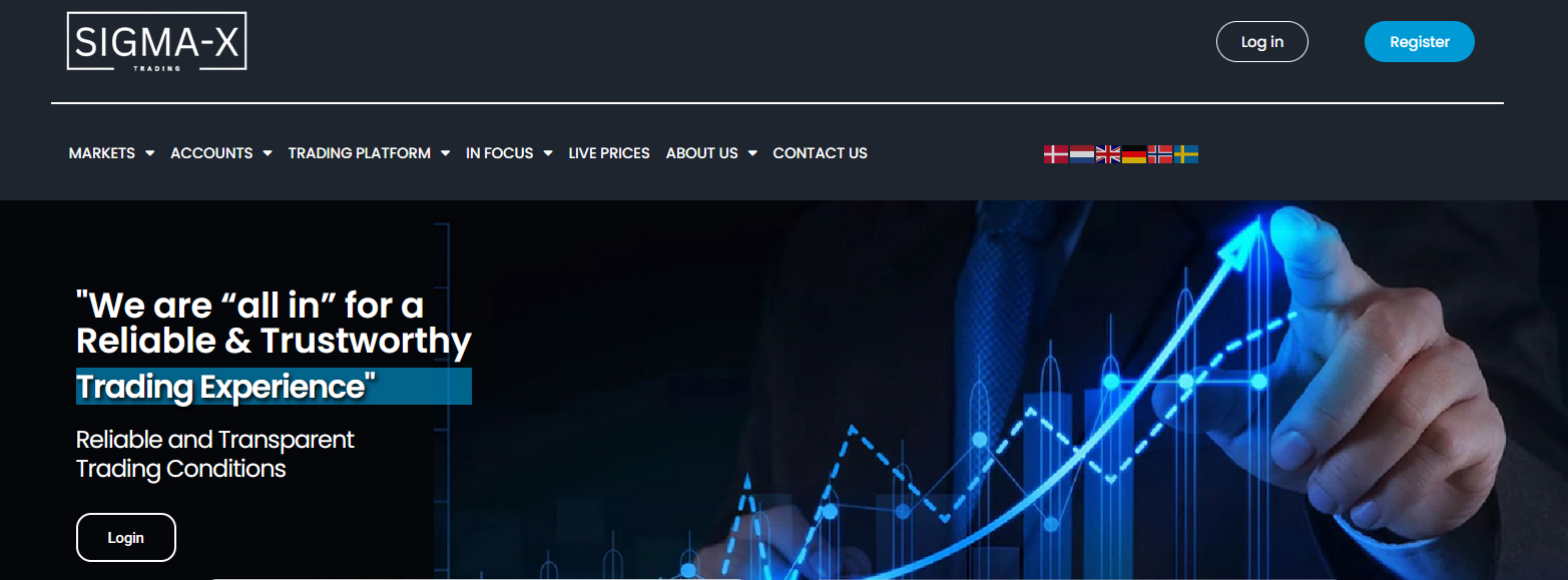 Сайт компании SigmaxTrading