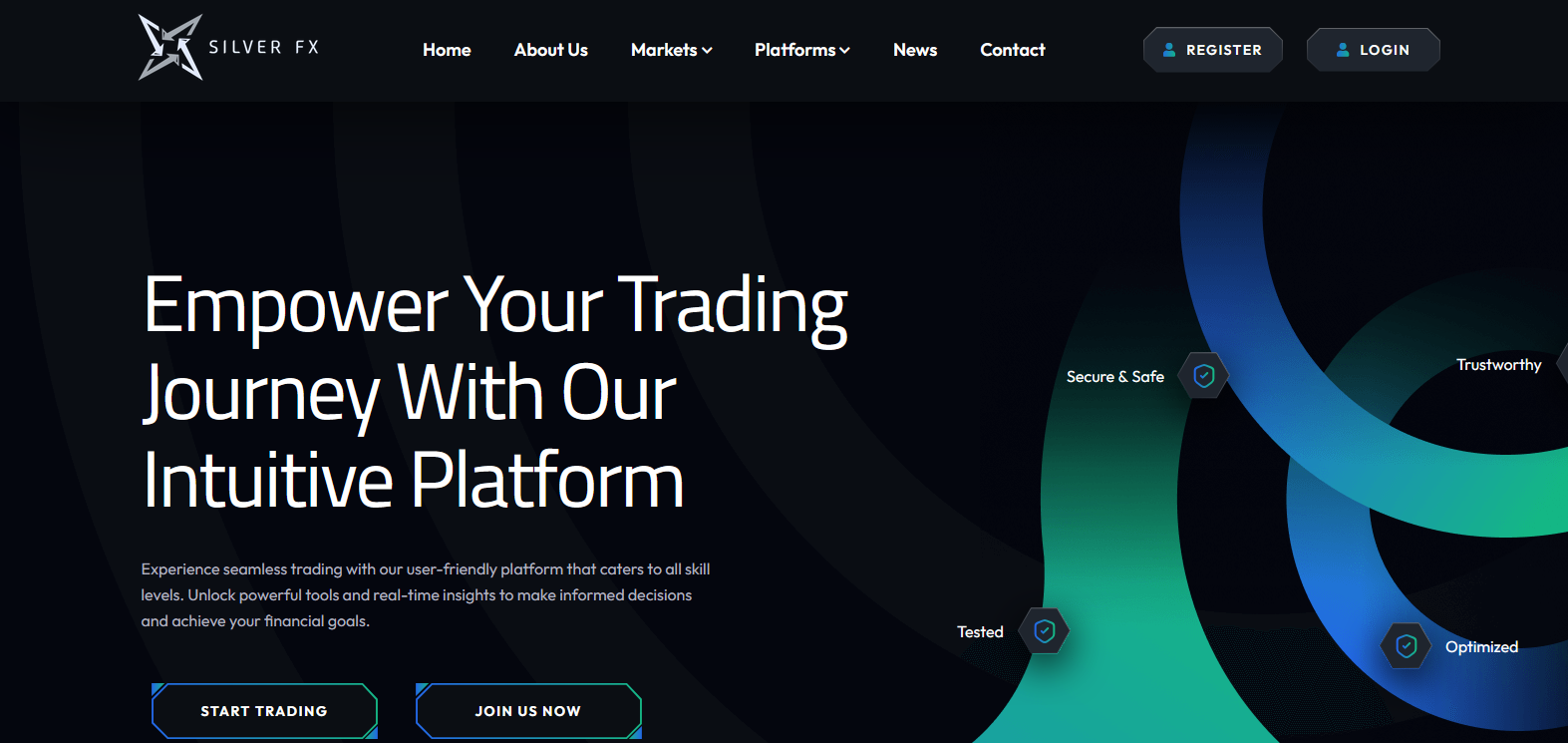 Сайт компании Silver FX
