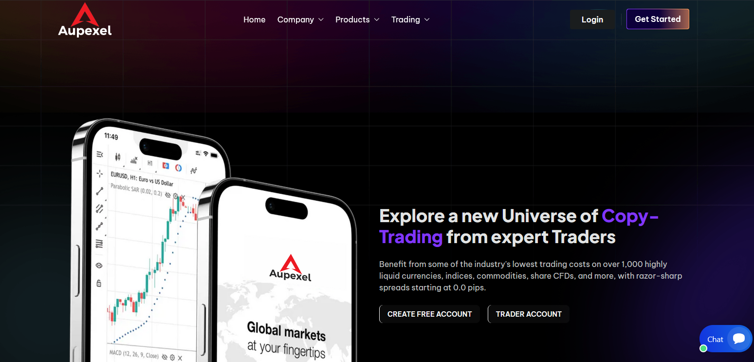 Сайт компании Aupexel 