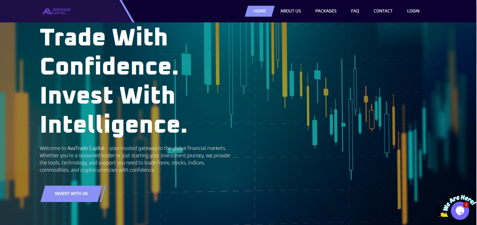 Сайт компании AvaTrade Capital