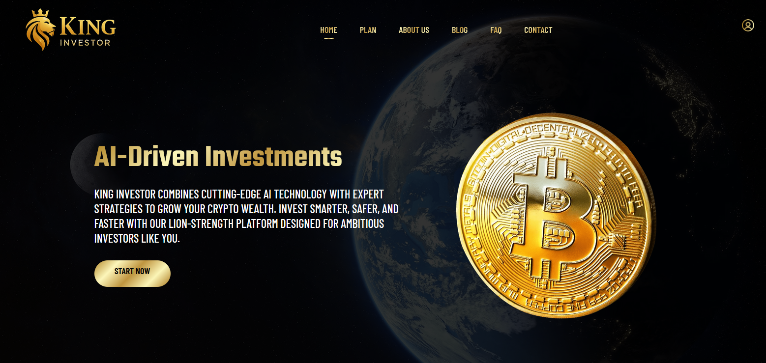 Сайт компании King Investor