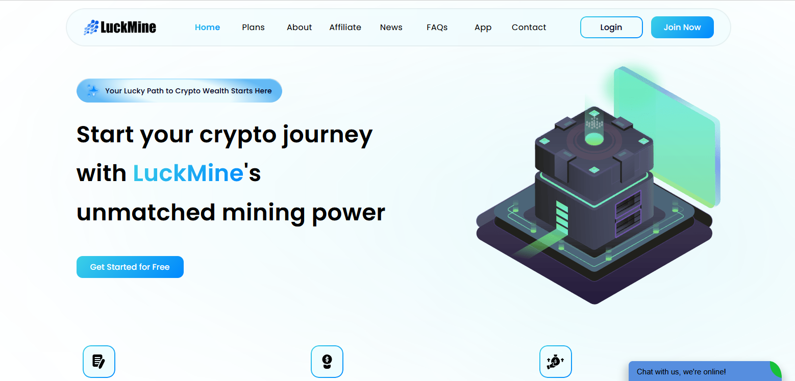 Сайт компании LuckMine