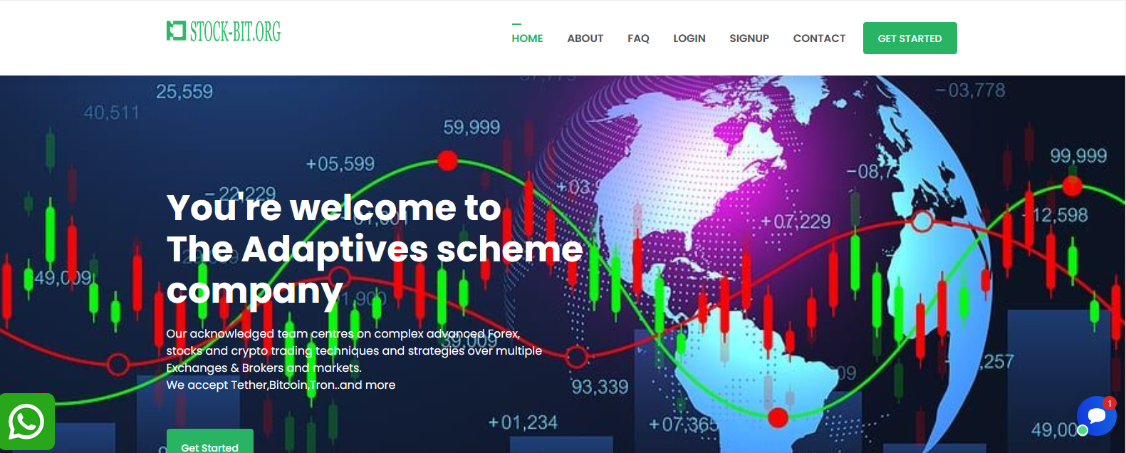 Сайт компании Stock-bit
