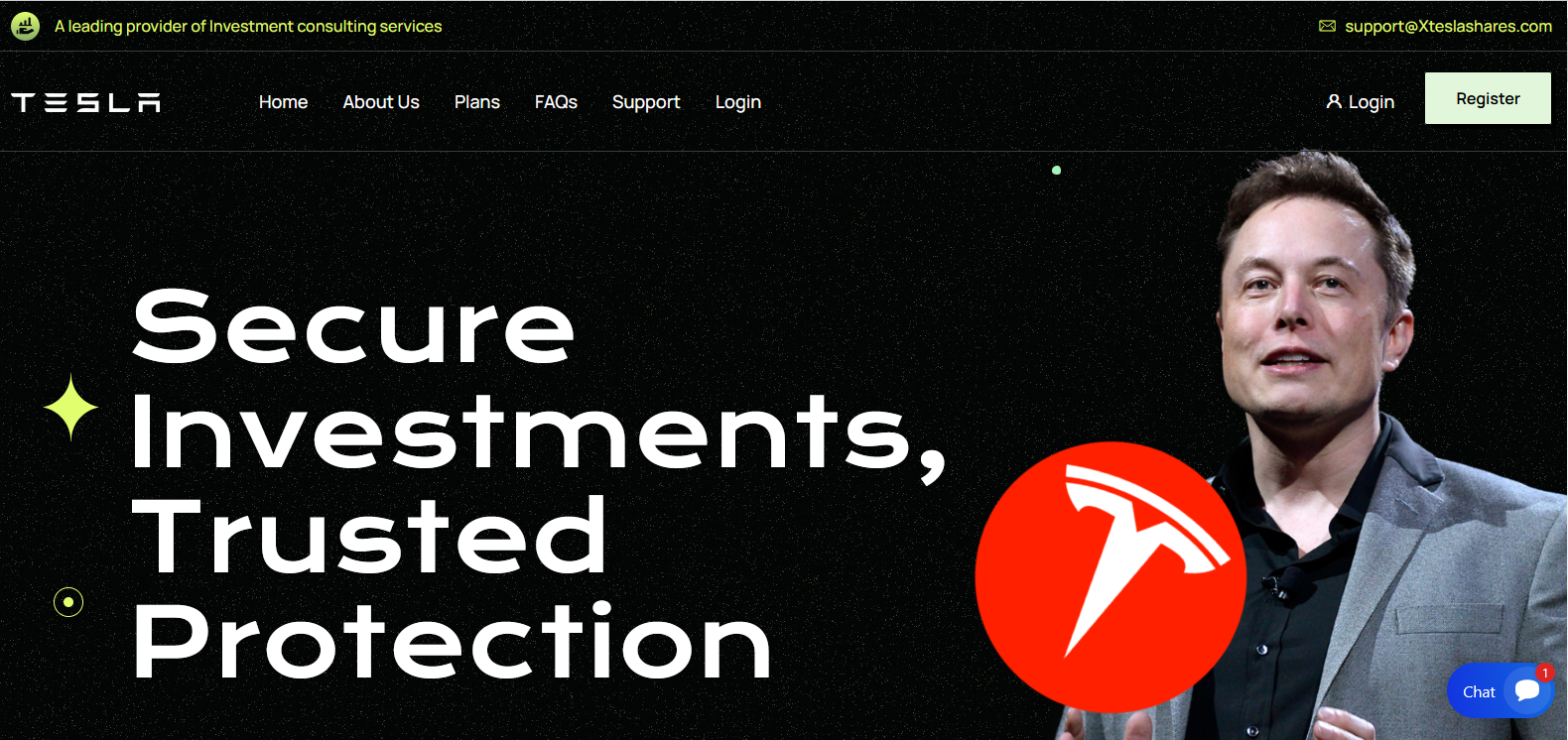 Сайт компании Xteslashares